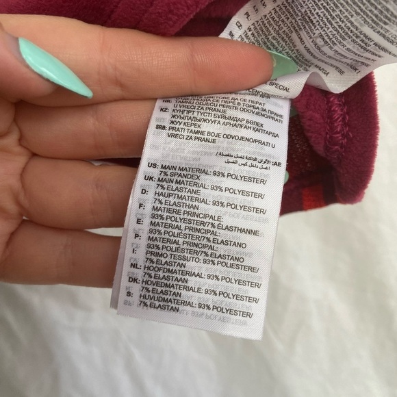 Adidas x Ivy Park Velour Crop Top/ Bralette Size XL - Picture 12 of 13